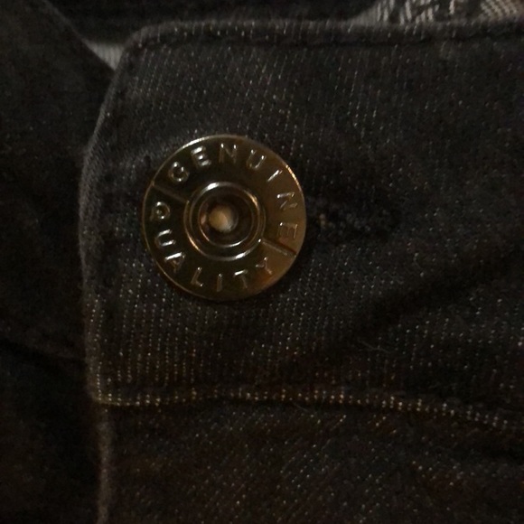 Black High Rise Skinny Jeans - Picture 4 of 6